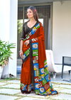 Tew Soft Pure Cotton Printed Fancy Saree Wholesale Clothing Distributors In India